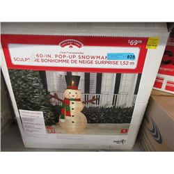 60  Pop Up Snowman - Store Return