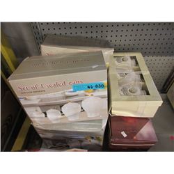 6 Assorted New Canister Sets