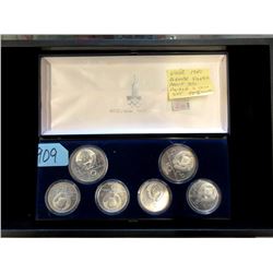 1980 USSR Moscow Olympic Proof 90% Silver Coin Set
