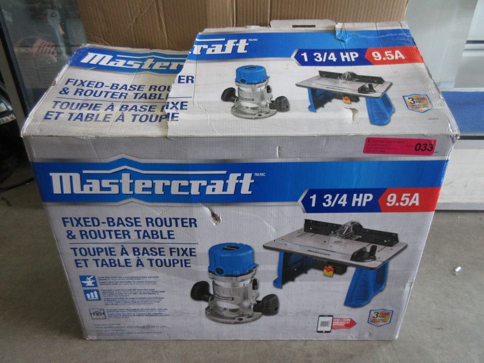New Mastercraft Router & Table
