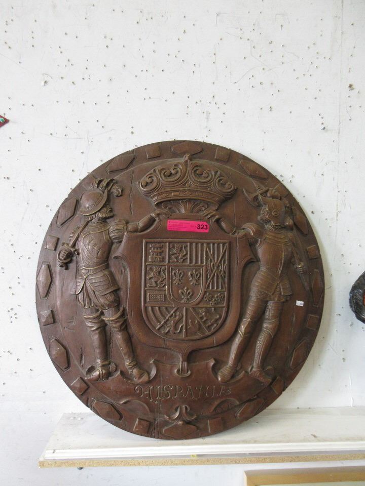 Fiberglass Hispania Heraldic Shield