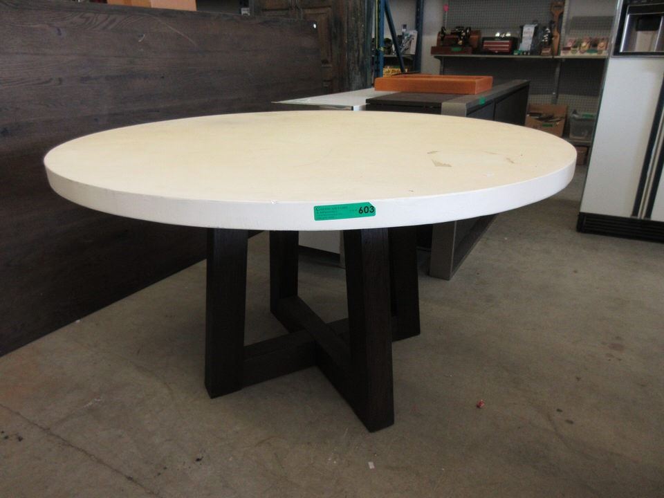 Contemporary Concrete Skim Table - Floor Sample