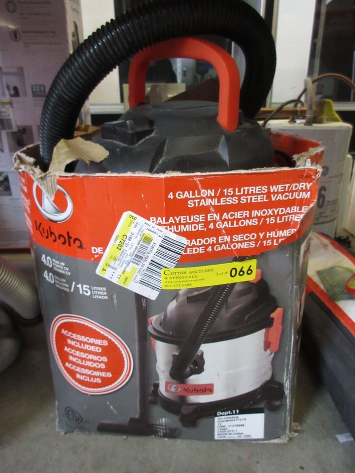 Kubota Wet/Dry Shop Vac