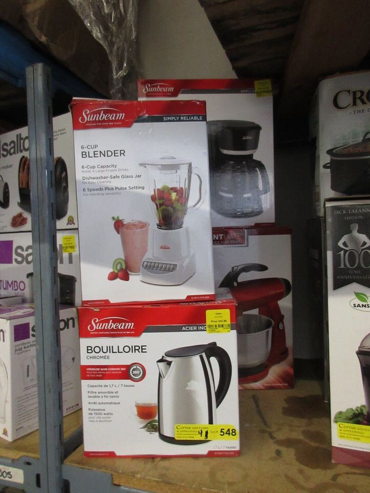 4 Sunbeam Small Kitchen Appliances