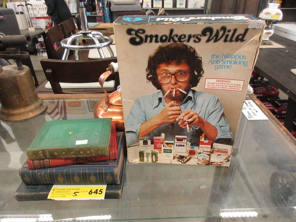 4 Vintage Books & "Smokers Wild" Game