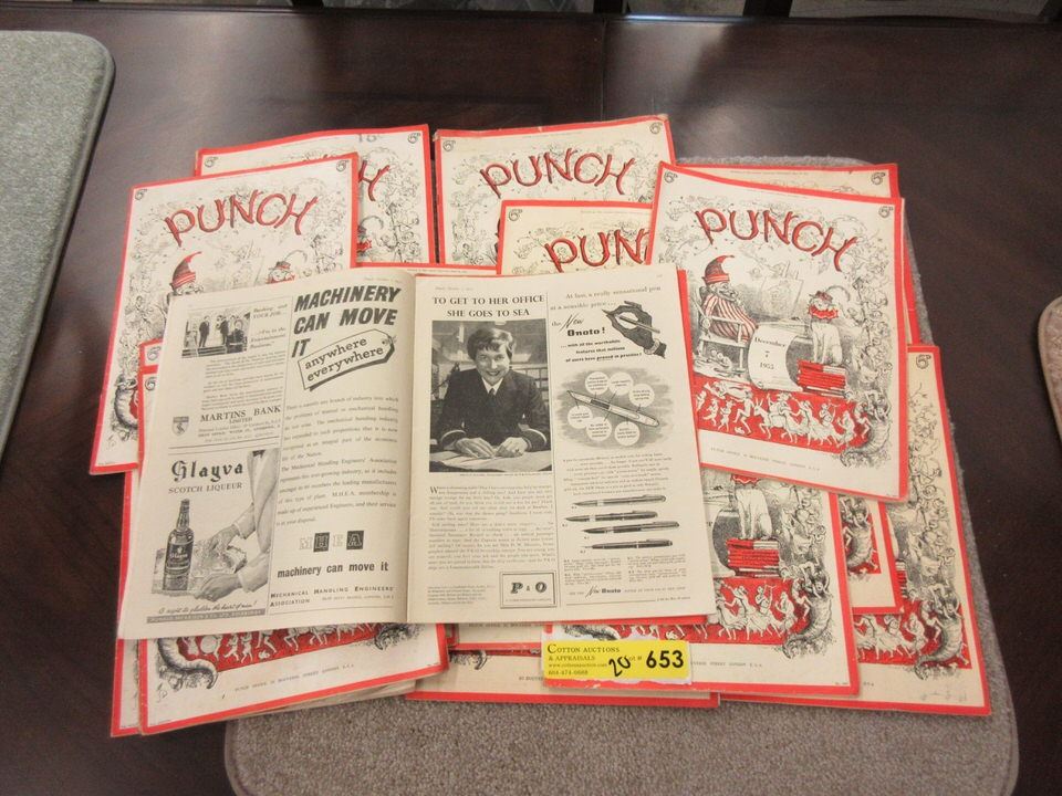 20 Vintage Punch Magazines