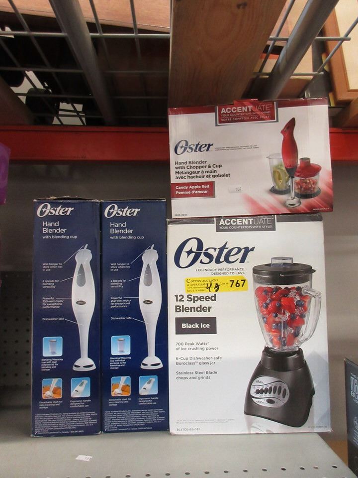 4 Oster Small Kitchen Appliances Store Returns