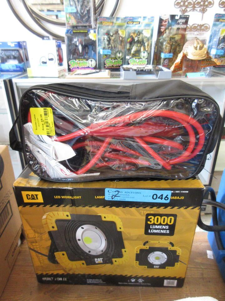 CAT Work Light & Jumper Cables