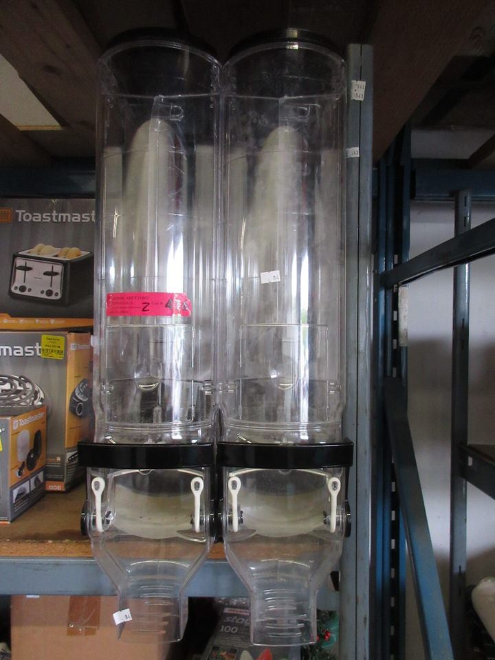 2 Large Commercial Food Dispensers