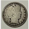 Image 1 : 1904-S BARBER HALF DOLLAR