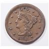 Image 1 : 1857 LARGE CENT, SMALL DATE