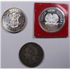 Image 1 : FOREIGN LOT; 3 COINS: