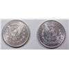 Image 2 : LOT OF TWO MORGAN SILVER DOLLARS