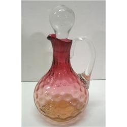 AMBERINA GLASS CRUET