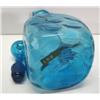 Image 2 : BLUE VICTORIAN GLASS CRUET