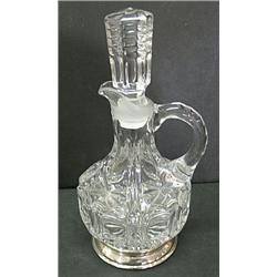 CLEAR GLASS CRUET