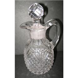 CLEAR GLASS CRUET