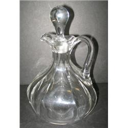 CLEAR GLASS DECANTER