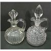 Image 1 : CLEAR GLASS CRUETS