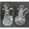 Image 1 : CLEAR GLASS CRUETS