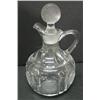 Image 1 : CLEAR COIN GLASS CRUET