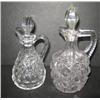 Image 1 : CLEAR GLASS CRUETS
