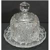Image 1 : PRESSED GLASS BUTTER DISH