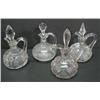 Image 1 : CLEAR GLASS CRUETS