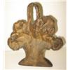 Image 2 : CAST IRON BOUQUET DOOR STOP
