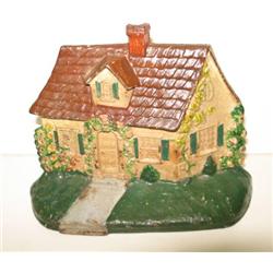 CAST IRON HOUSE FORM DOOR STOP