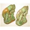 Image 1 : ART POTTERY HORSE BOOKENDS
