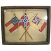 Image 1 : FRAMED FLAGS OF CONFEDERACY