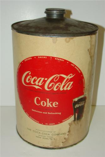 COCA-COLA SYRUP CONTAINER