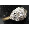 Image 2 : LADIES’ 14 KT GOLD DIAMOND RING