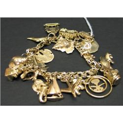 14 KT YELLOW GOLD BRACELET