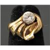 Image 1 : 14 KT YELLOW GOLD DIAMOND RING