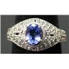 Image 1 : 14 KT WHITE GOLD RING