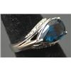 Image 2 : 14 KT WHITE GOLD RING