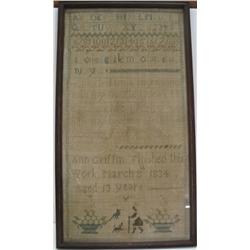1834 NEEDLEPOINT SAMPLER