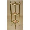 Image 1 : VICTORIAN BRASS CORNER SHELF