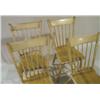 Image 2 : PLANK BOTTOM SOFTWOOD CHAIRS