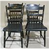 Image 1 : PAINT DECORATED CHAIRS