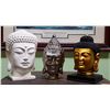 Image 1 : 3 BOUDHA HEAD BUSTS