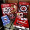 Image 1 : 6 NIB COCA-COLA COLLECTIBLES