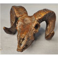 Rattey, Harvey and Pamela Harr bronze wildlife busts, Big Horn, 35/100 and Antelope, 92/100