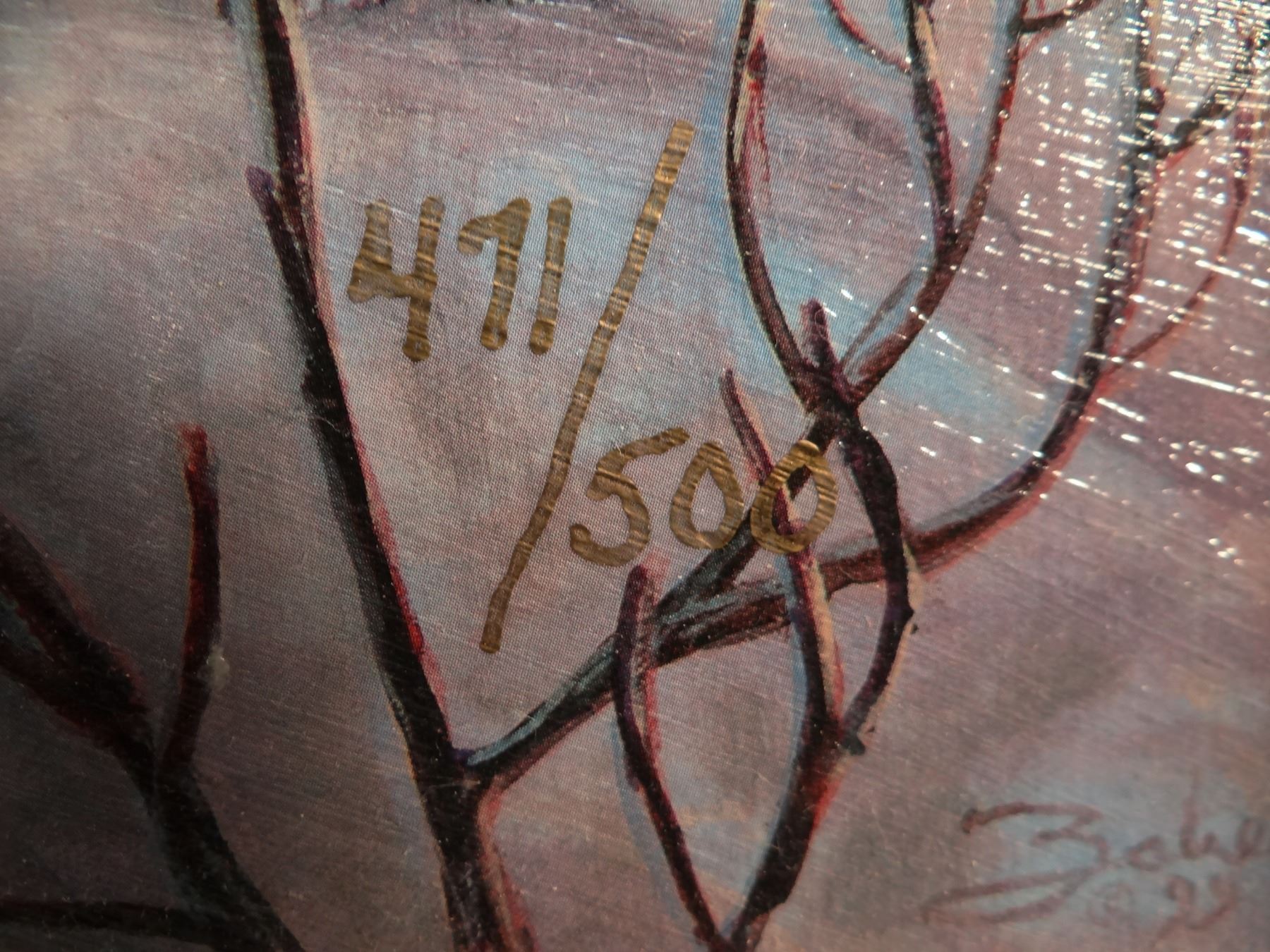 Zabel, Larry framed print, "Paradise Dressed in White" (Giclee), 471/