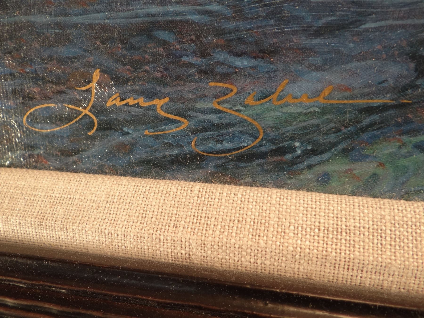 Zabel, Larry framed print, "Paradise Dressed in White" (Giclee), 471/