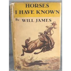 James, Will, Horses I Have Known, 1st, 1940, dj, good