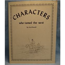 Powell, Ace sketch folder, Characters Who Tamed The West, 15 sketches, 8" x 10" each, unframed, #29/