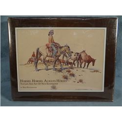 Eggenhofer, Nick Horses, Horses and More Horses, The Life and Art of Nick Eggenhofer, 1981, dj,
